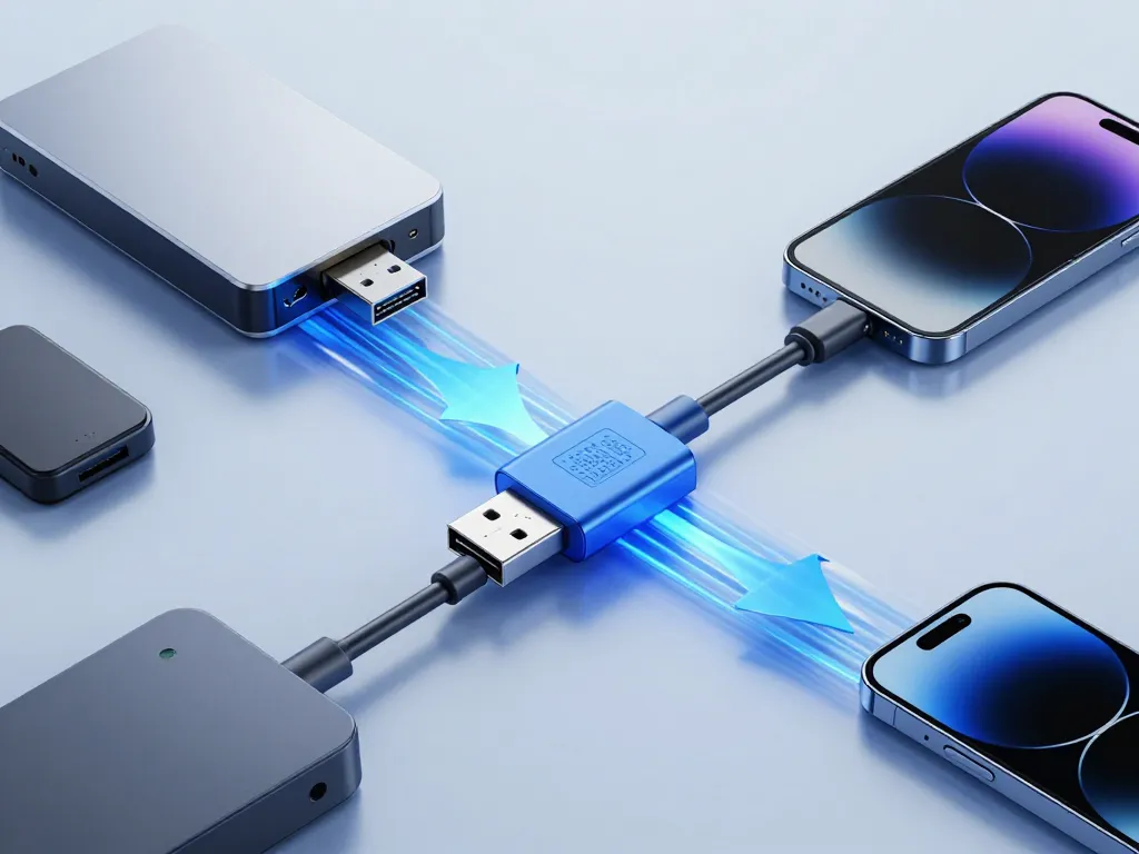 Diagramme conceptuel du 3.0 port usb et périphériques