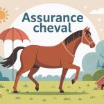 Assurance cheval prix illustration avec protection visuelle