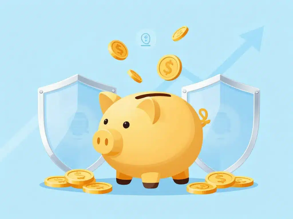 assurance vie sans frais de versement piggy bank shield