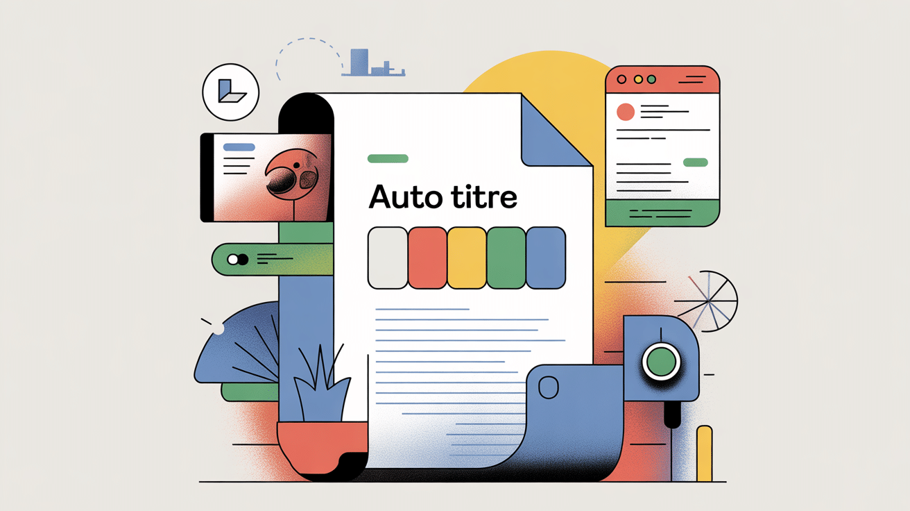 auto titre utilisé pour structurer un document