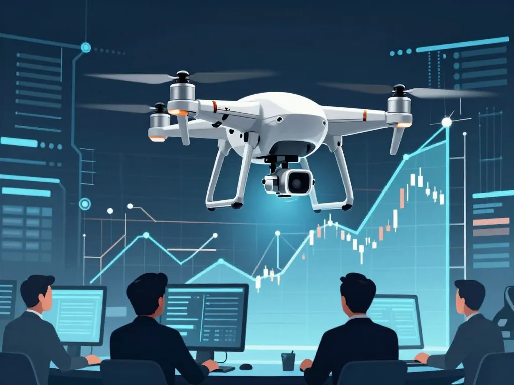 avis action drone volt drone professionnel et graphiques boursiers