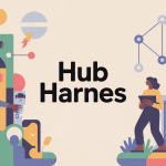 Illustration du hub harnes et ses services locaux