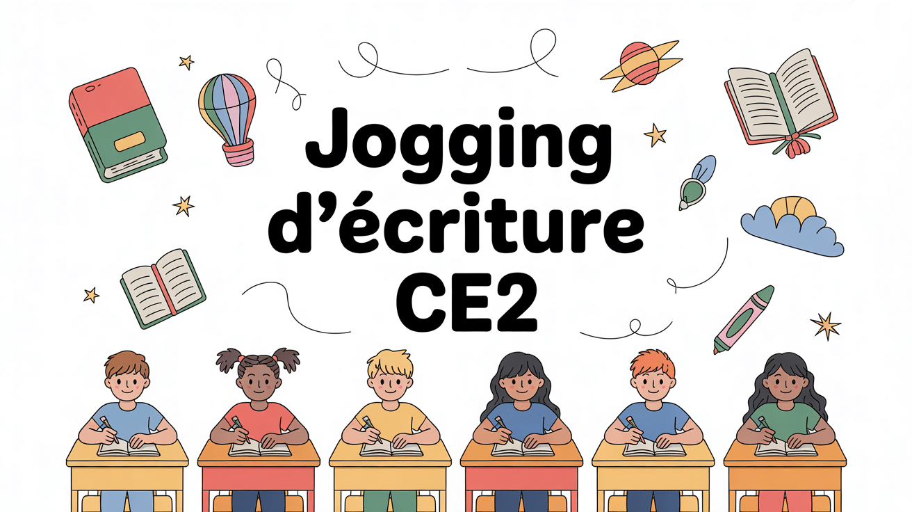 Classe CE2 dynamique jogging d ecriture
