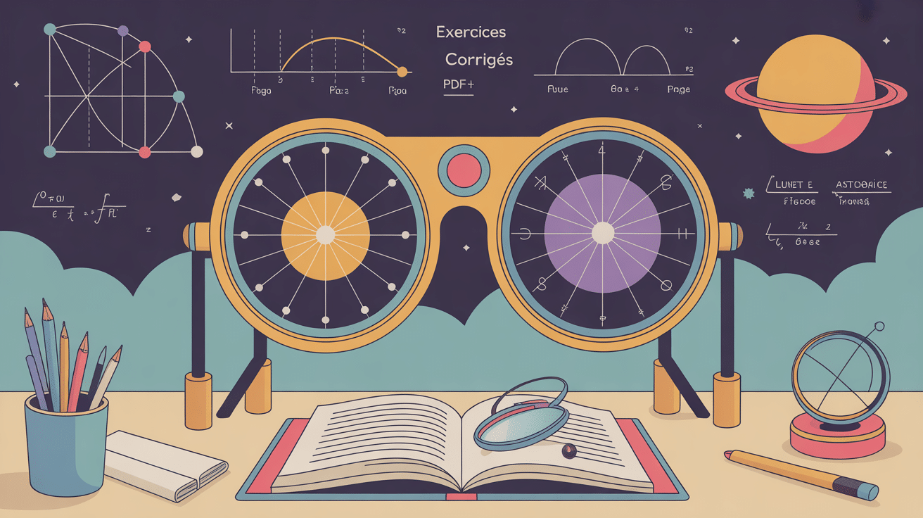 lunette astronomique exercice corrigé pdf, illustration globale optique