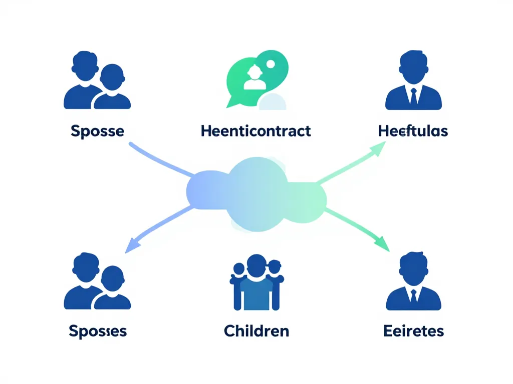 modèle clause bénéficiaire assurance vie diagramme bénéficiaires