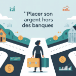 illustration où mettre son argent en dehors des banques diversification