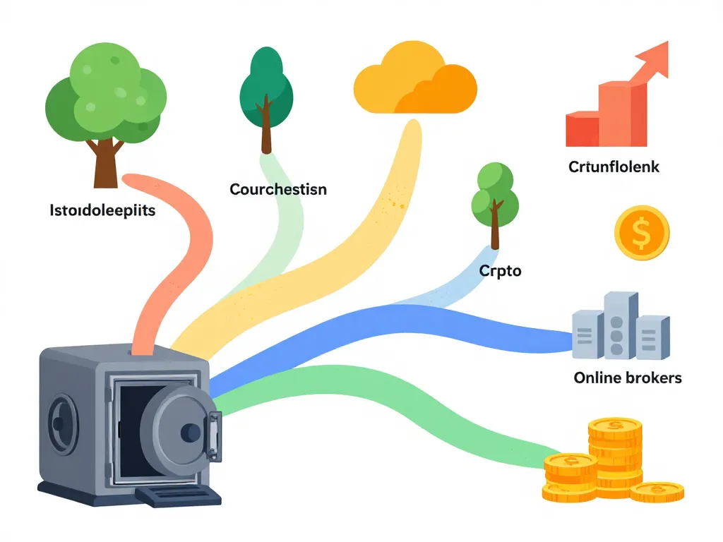 ou mettre son argent en dehors des banques investissements financiers diversifiés