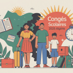 organisation vacances scolaires 2025 algérie famille école