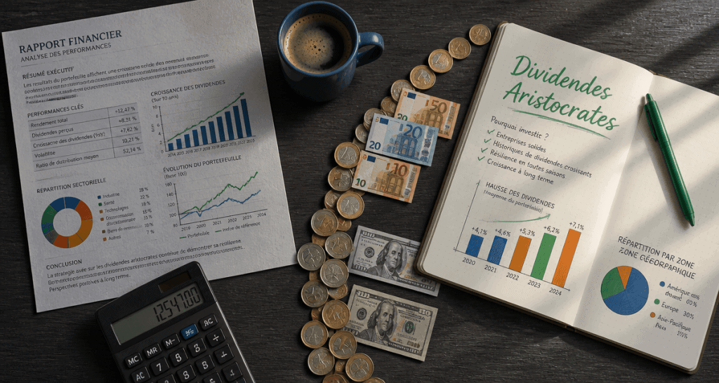 action a dividende aristocrate rapport graphique