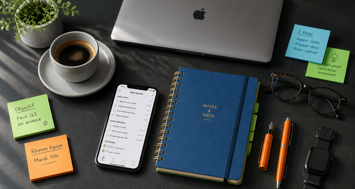 application pour s organiser sur smartphone sur bureau