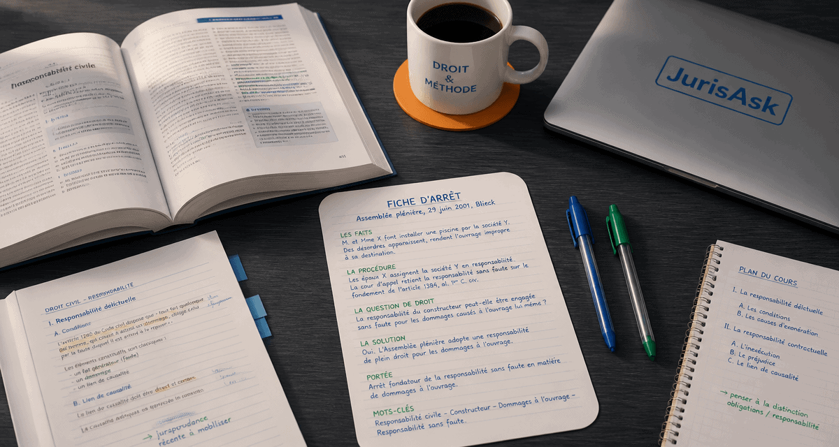 bureau droit jurisask avec documents et ordinateur