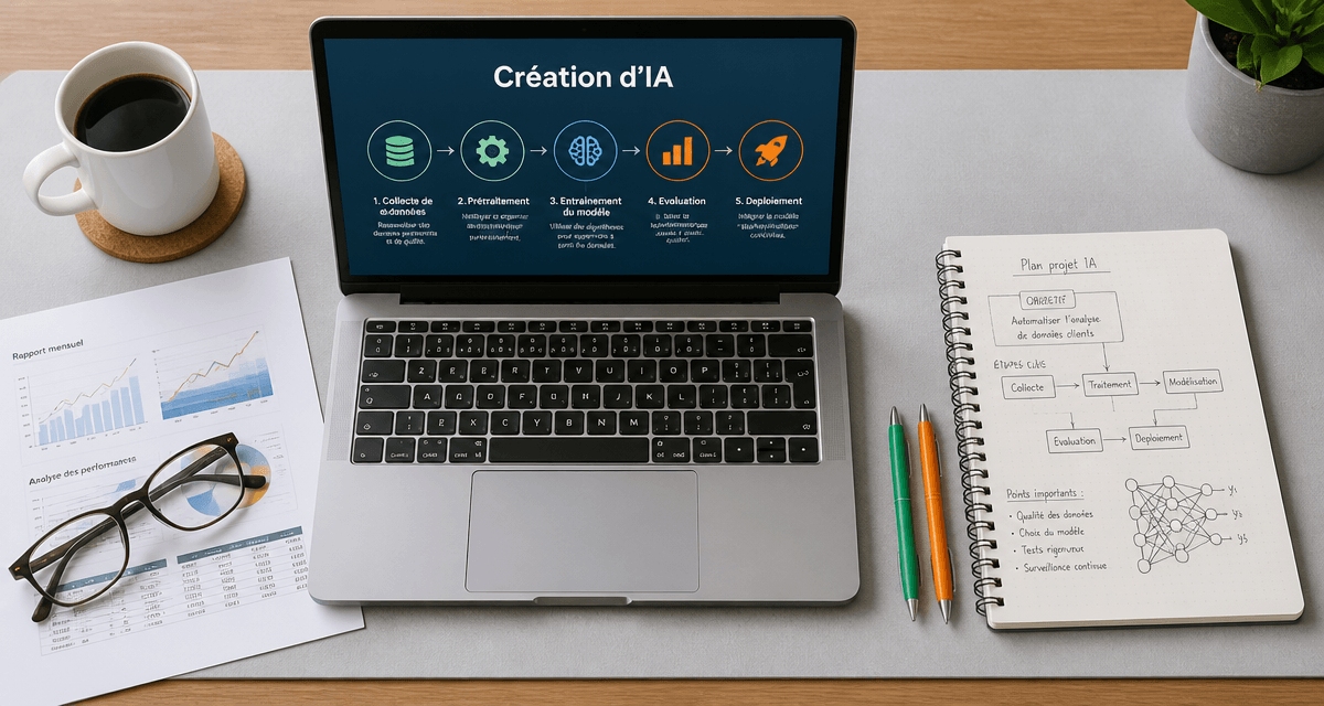 comment créer une intelligence artificielle bureau et diagramme