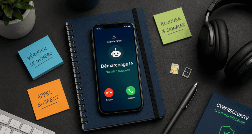 démarchage téléphonique ia sur smartphone