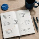 etre proactif bureau carnet smartphone