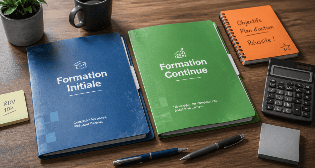 formation initiale et continue sur bureau moderne