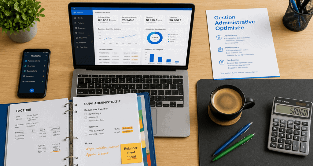 gestionae tableau de bord gestion administrative optimisée