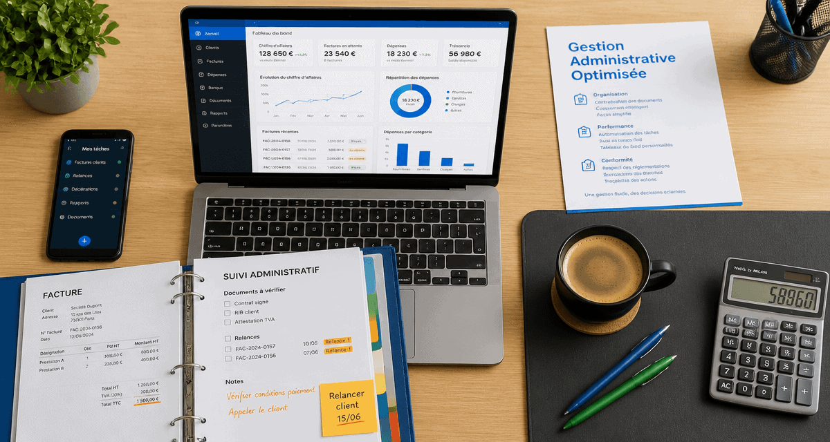 gestionae tableau de bord gestion administrative optimisée