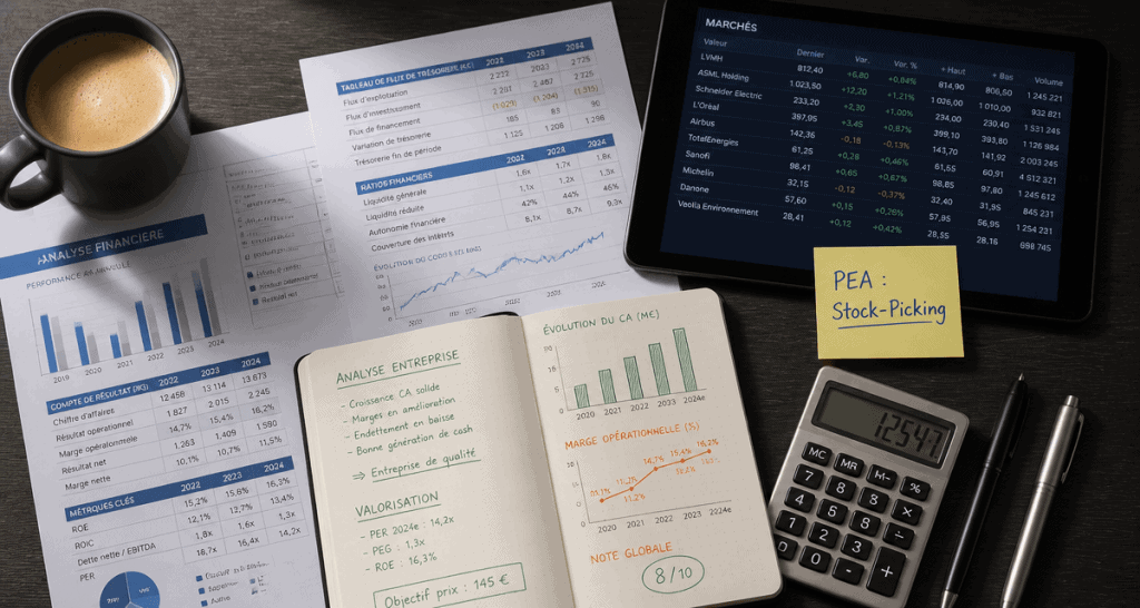 meilleur action pea analyse graphique