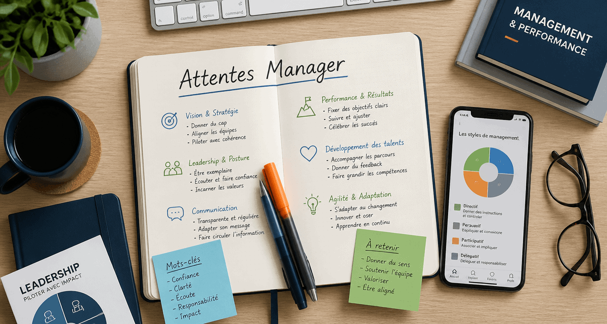 qu attendez vous de votre manager carnet bureau management