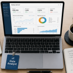 Reconversion data analyst tableau de bord sur bureau