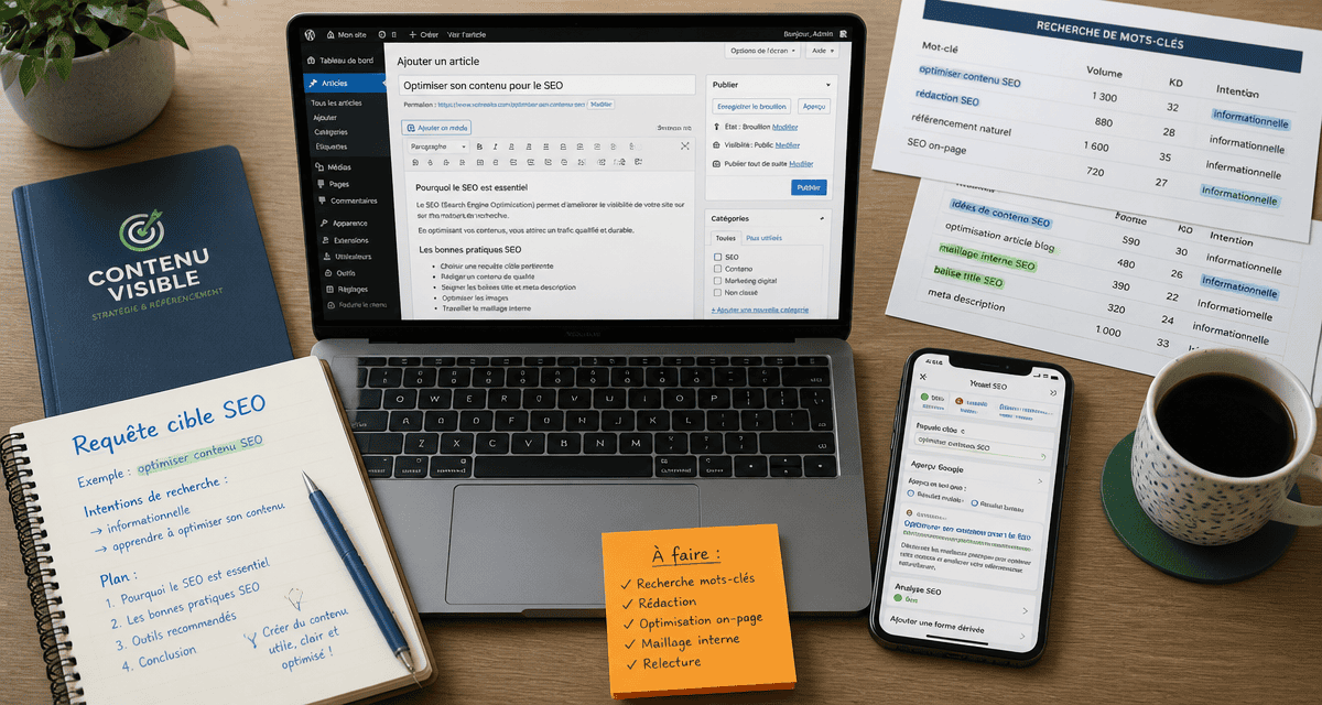 requete cible seo ordinateur carnet