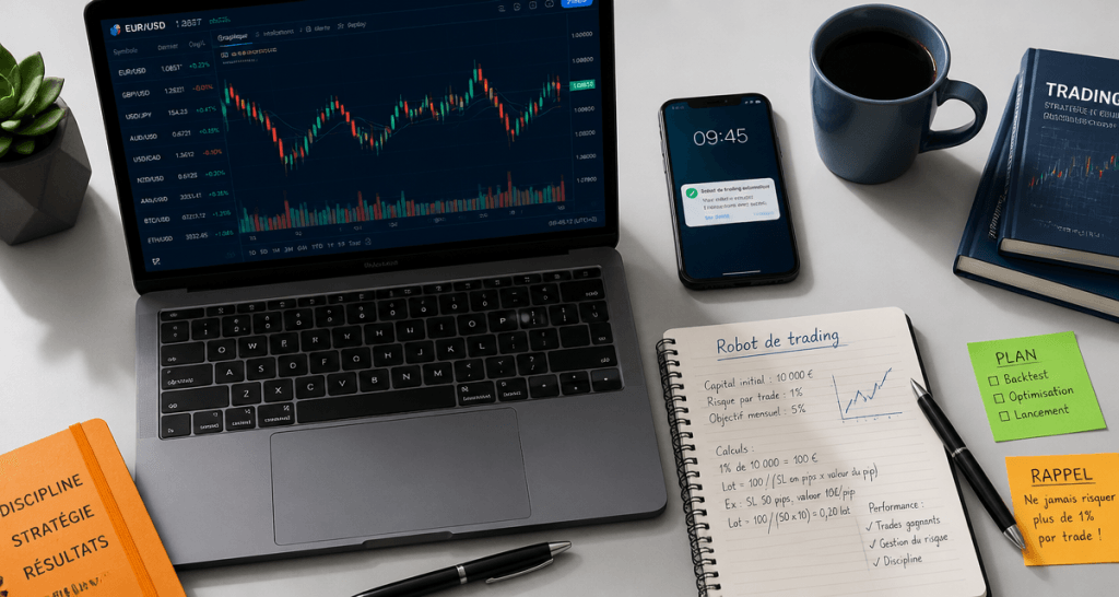 robot trading automatique sur bureau de trader