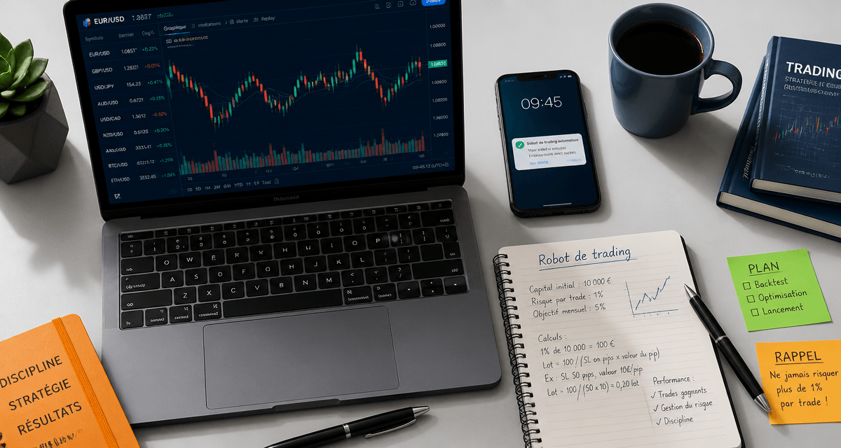 robot trading automatique sur bureau de trader