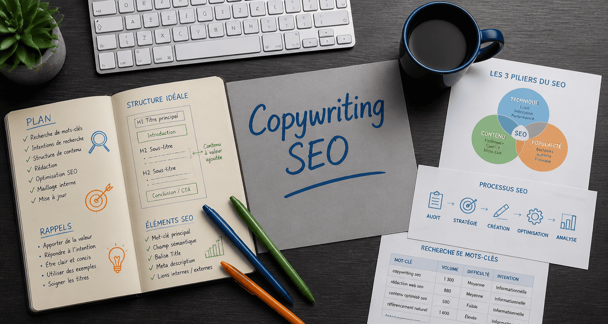 SEO copywriting bureau et schémas SEO