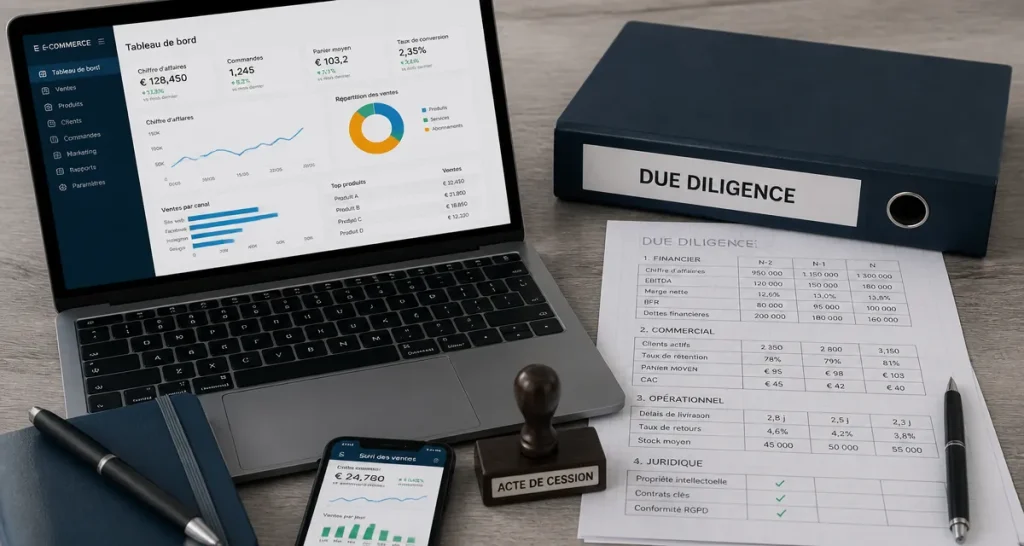 Acheter un site e-commerce existant : due diligence, acte de cession et ventes
