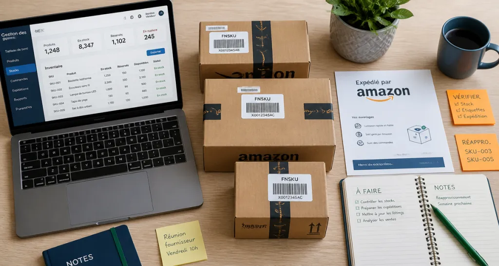 amazon fba c'est quoi colis et gestion sur bureau