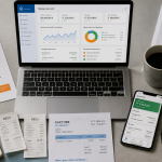 logiciel comptabilité entreprise individuelle sur bureau moderne
