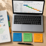 formation gestion de projets bureau diagramme gantt