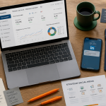 formation social media manager tableau de bord ordinateur