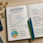 investir en bourse petit budget carnet graphique smartphone