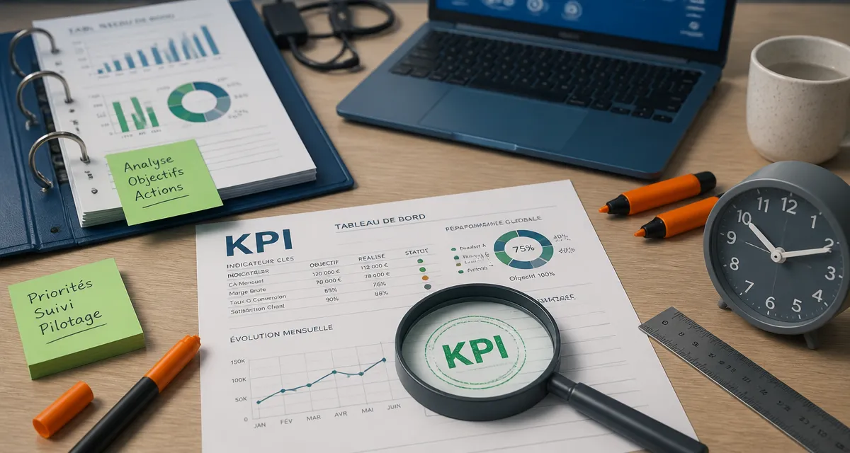 Performance organisationnelle : 4 leviers d’efficacité, tableau de bord KPI