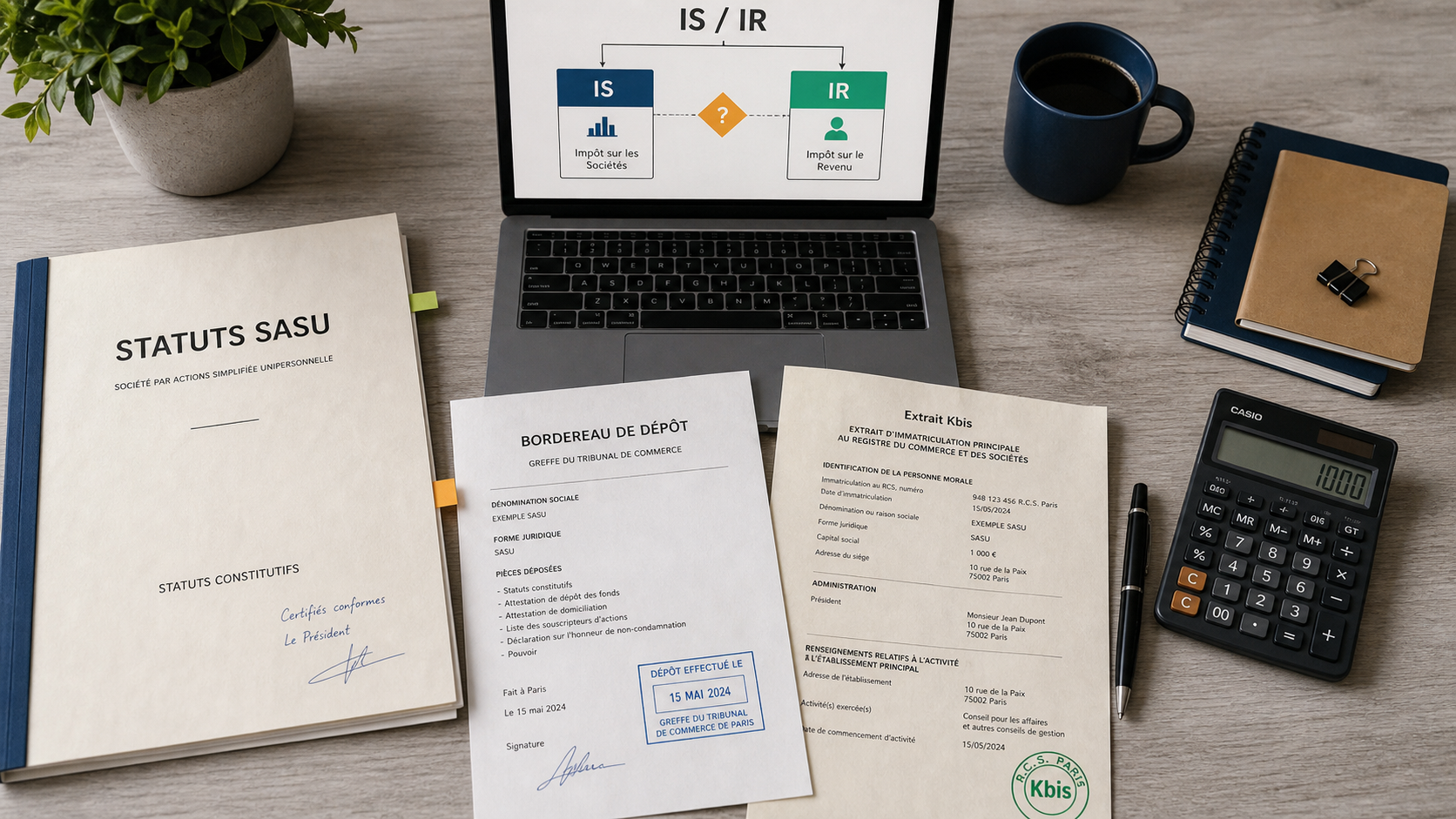 SASU forme juridique : documents et Kbis pour entreprise solo