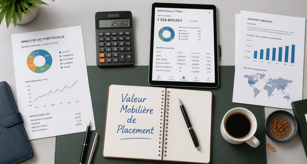 valeur mobiliere de placement documents financiers