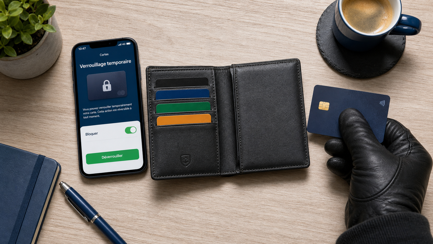 Verrouillage temporaire carte bleue : bloquer et déverrouiller la carte bancaire