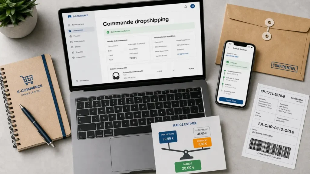 Comment faire du dropshipping : sans stock, niche et fournisseur fiable, suivi colis