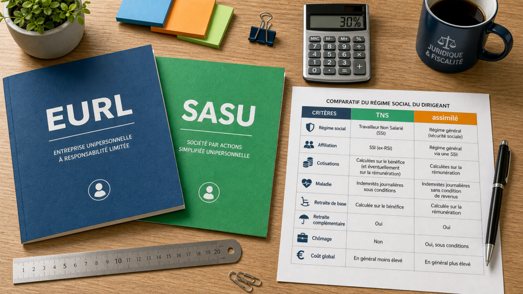 EURL vs SASU : rémunération et protection sociale (comparatif)