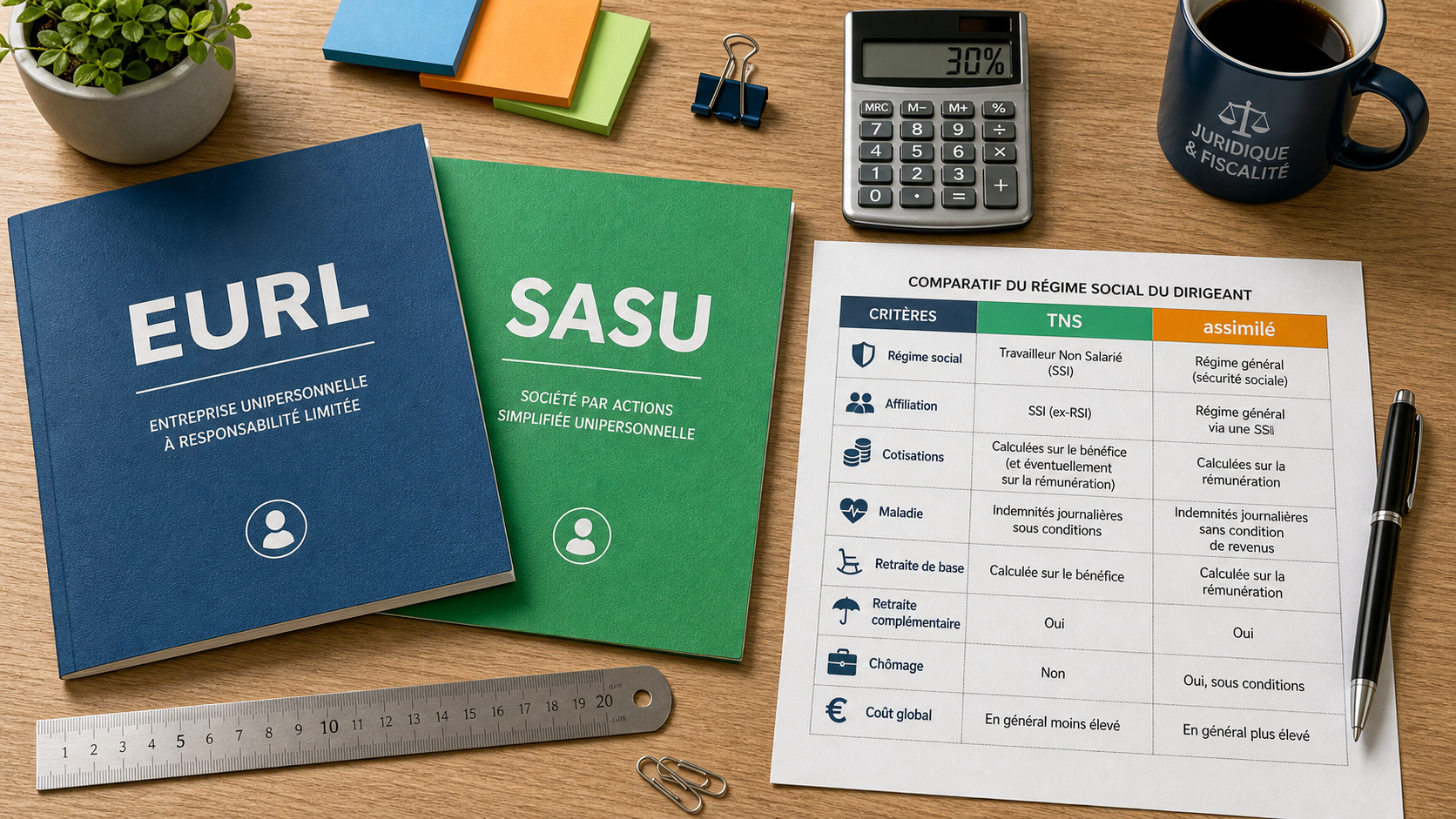 EURL vs SASU : rémunération et protection sociale (comparatif)
