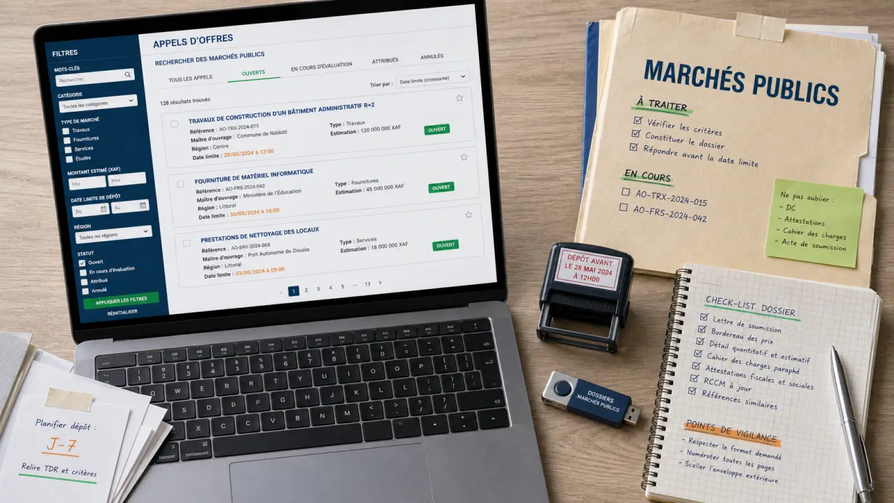Marchés online : filtrer les appels d’offres et répondre