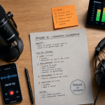 Podcast entreprise : micro studio et enregistrement audio