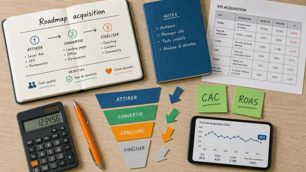 Stratégie d acquisition SEO, budget et roadmap pour l’acquisition rentable