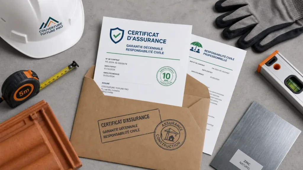 Assurance couvreur : décennale, RC pro et exclusions à vérifier avant devis
