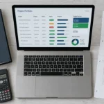 Logiciel de gestion de portefeuilles projet : budgets et priorités sur un tableau projet
