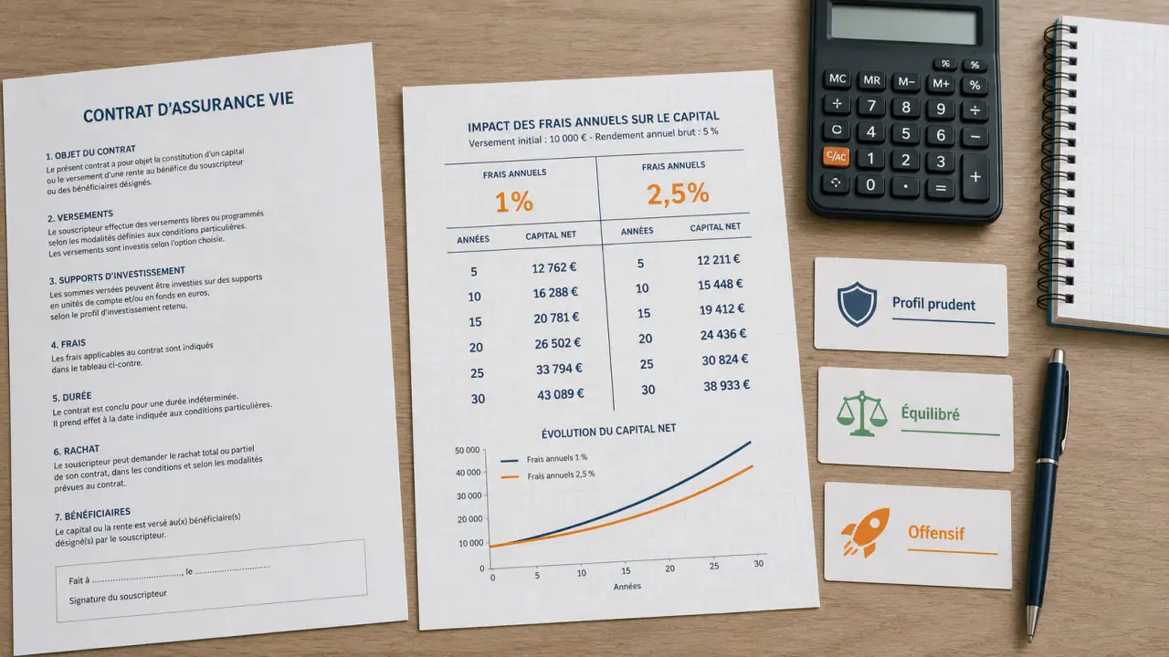 Meilleure assurance vie gestion pilotée : frais ETF vs fonds classiques