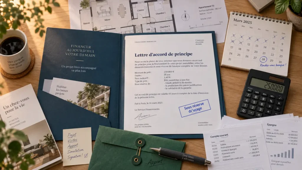 Accord de principe pour un prêt immobilier : un feu vert utile, mais pas une garantie de financement
