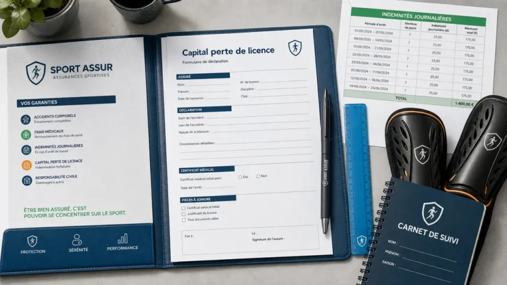 Assurance sportif professionnel : 90 jours d’arrêt, perte de licence et revenus à protéger