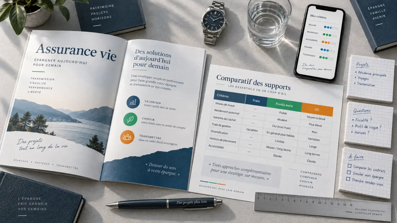 ufc-que choisir comparatif assurance vie : frais, fonds euro et UC, note selon profil et critères